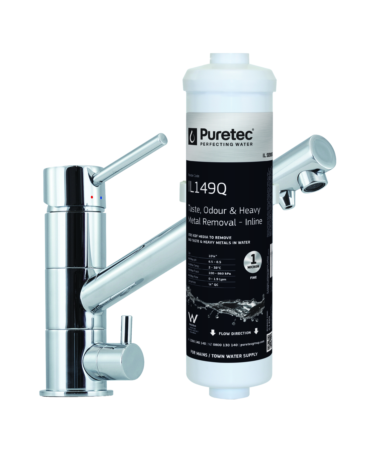 Puretec 3Way Water Filter Kit