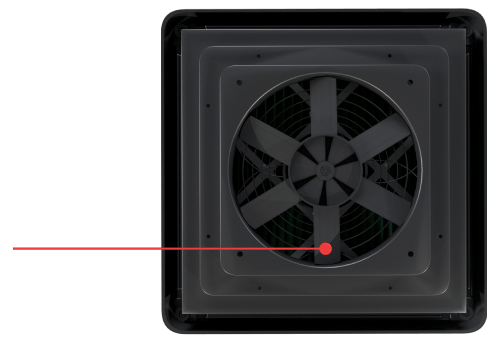HTP 12V cabin pressure system fan assembly
