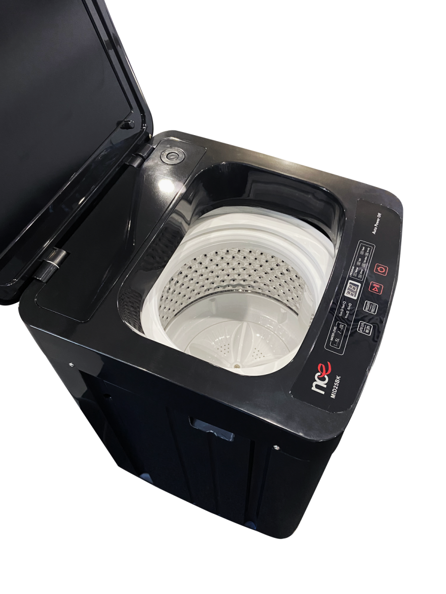 NCE 3.5 kg top load caravan washing machine black