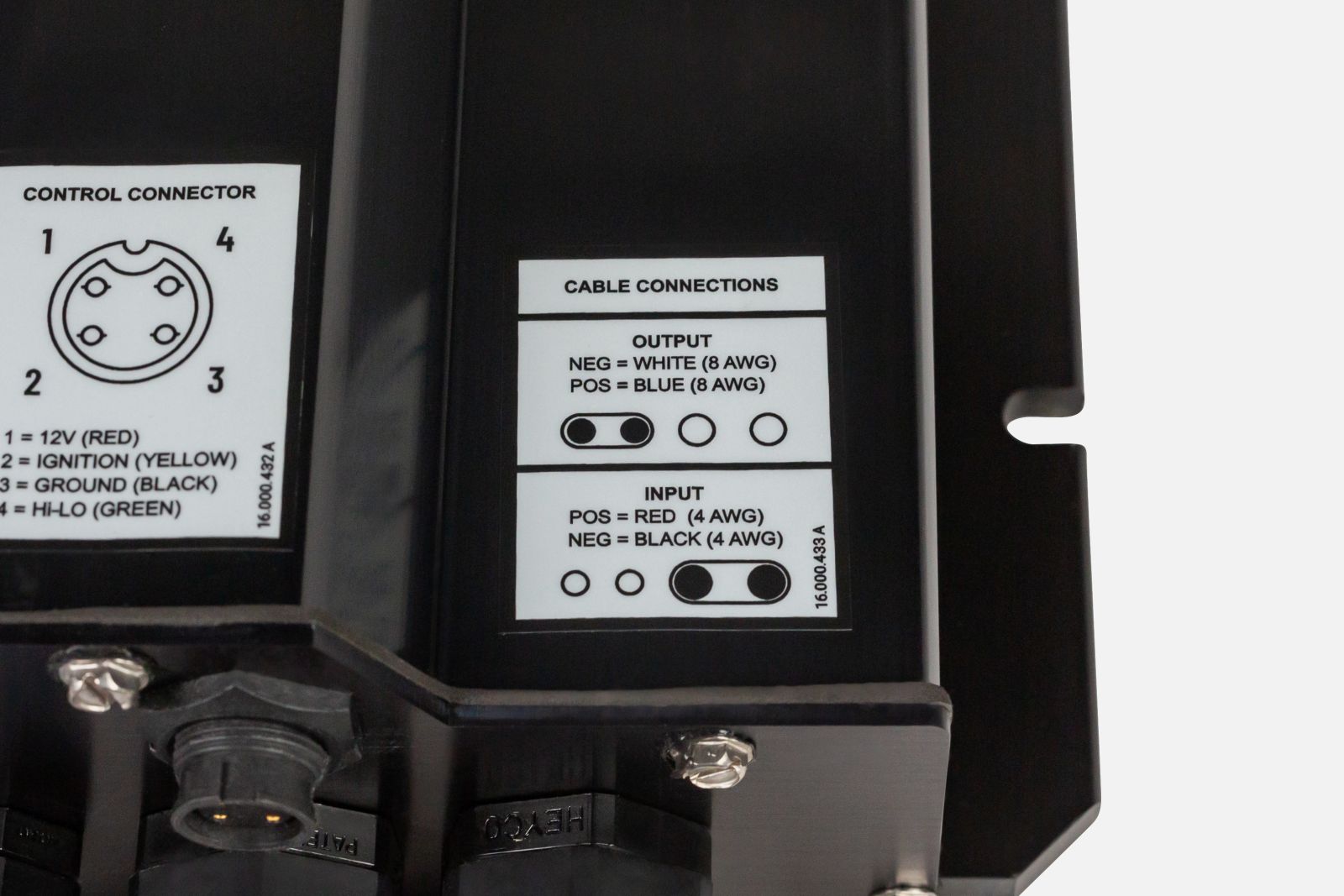 DCX DC/DC charger installed in a vehicle or power setup