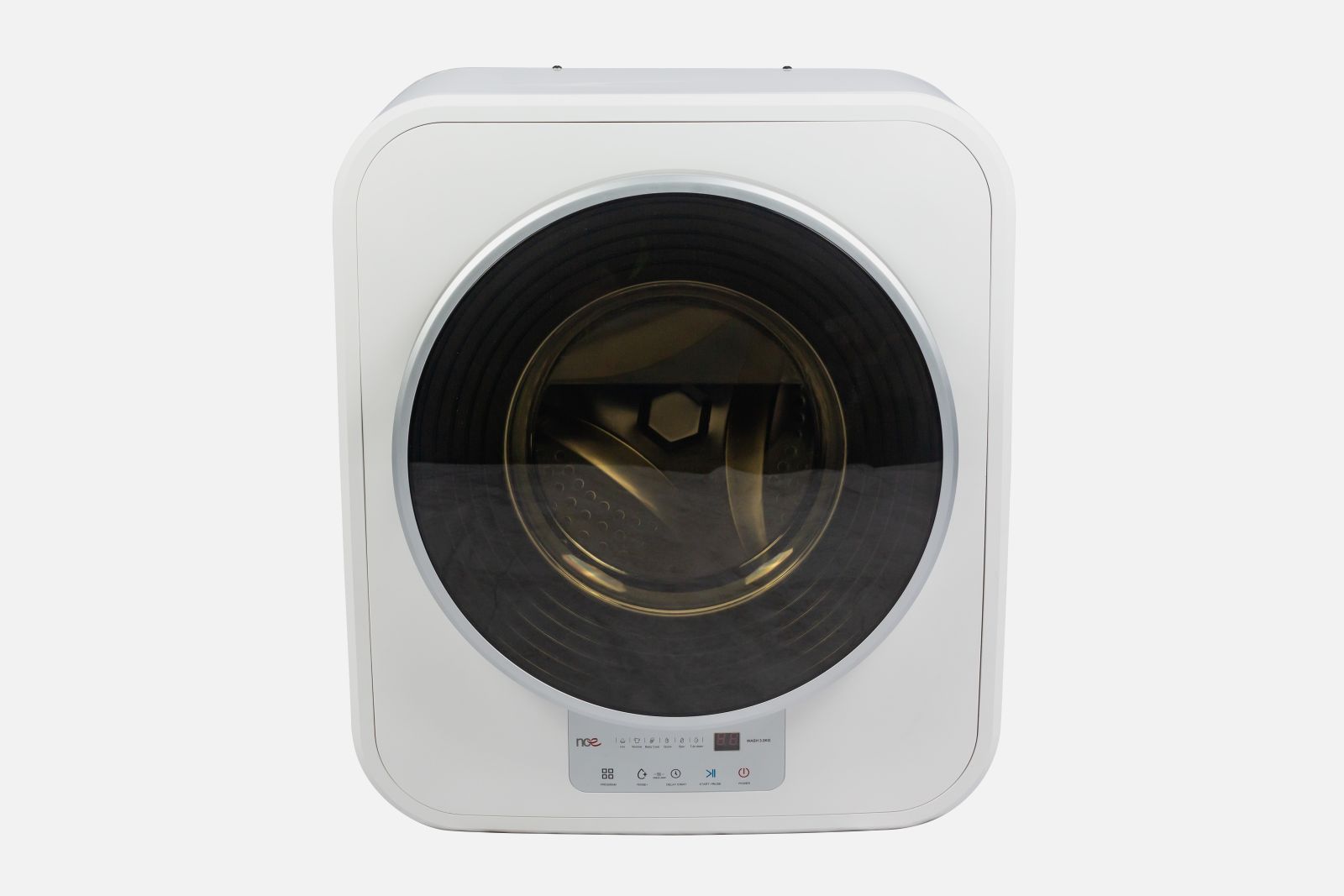 NCE 3kg front load washing machine closed door