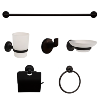 NCE Black Bathroom Accessories
