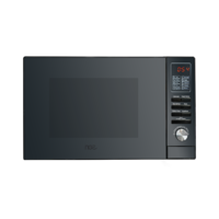 NCE 25L Black Stainless Steel Microwave