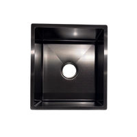 NCE Nano Black Sink 460x410x200mm Honeycomb Bowl