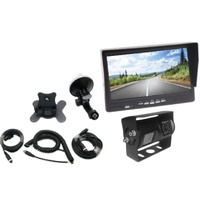 NCE Dual Reverse Camera with 7" Monitor and 15m Lead Black