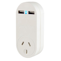 PT1USB - 2 Outlet USB Charger with Mains Power Outlet