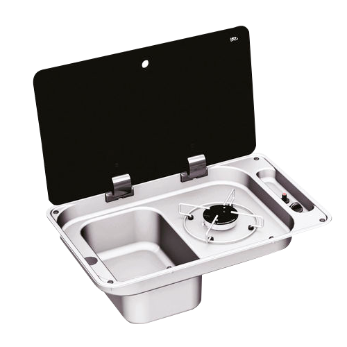 CAN Rectangular Hob-Unit Built-in Sink (LH)
